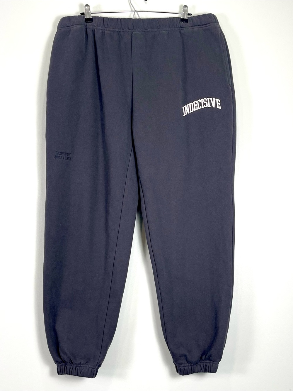 SEE THE WAY I SEE "INDECISIVE" Men's Black Sweatpants Pockets Size 2XL